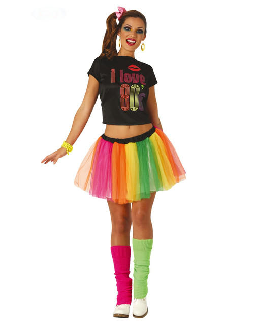 I Love the 80s Disco Lady Large Size 42 to 44