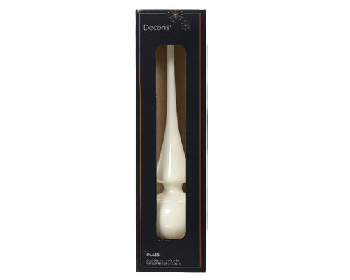 Glass Treetopper Winter White 26cm