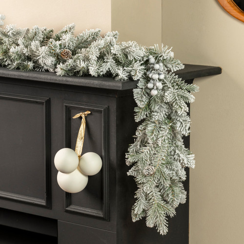 Aspen Snowy Garland 270cm
