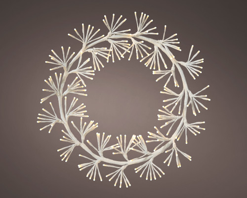 48cm Wreath With Warm White LED