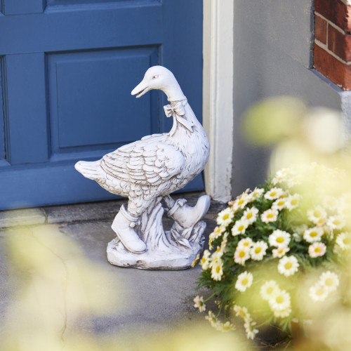 Statue polymagnesium goose Indoor or Outdoor