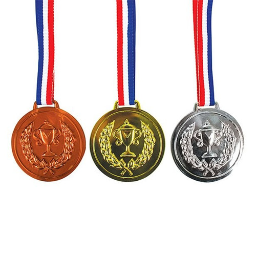 Medal Pk3 Gold silver Bronze