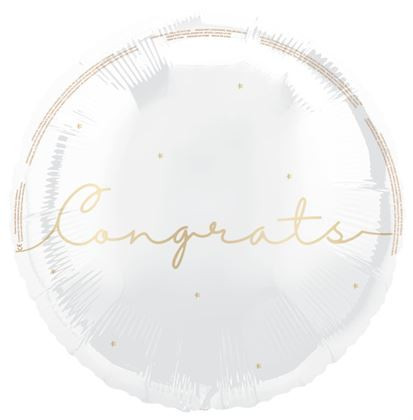 H100 18in Foil Balloon Congrats