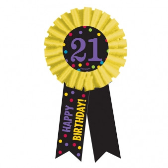 Award Ribbon 21st  Birthday