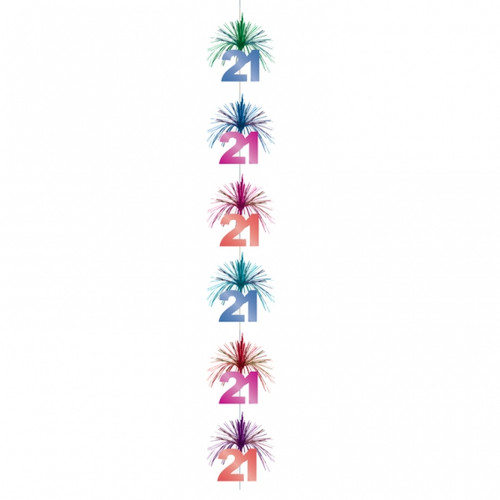Multicoloured Cascade Column 7ft Age 21