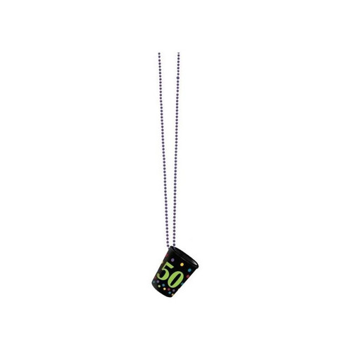 Necklace Shotglass Age 50 44ml