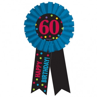 Award Ribbon 60th Birthday
