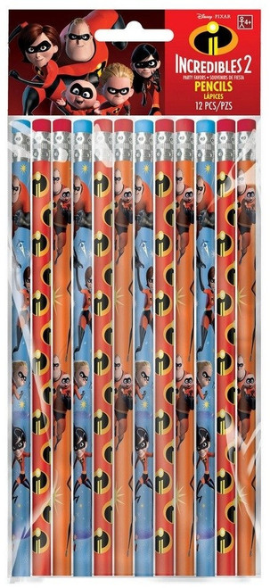 Incredibles 2 Pencils Pk12