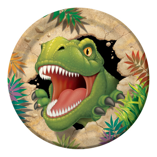 Dino Blast Paper Plates Pk8