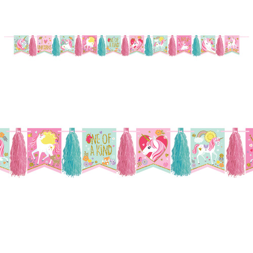 Magical Unicorn Tassel Garland 10ft