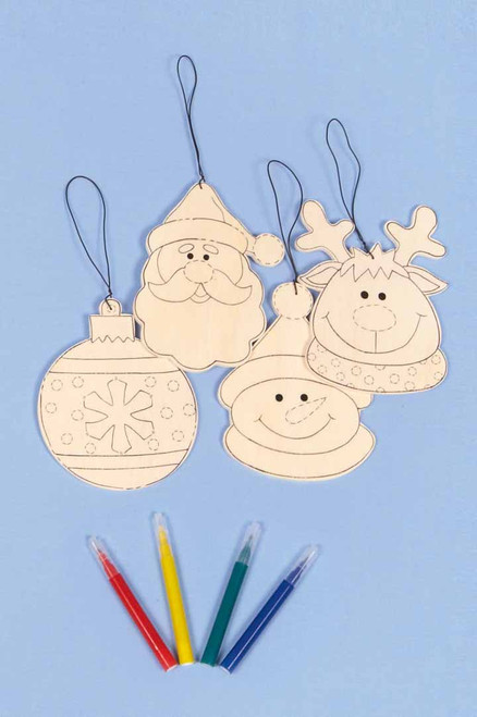 Colour Your Own Bauble