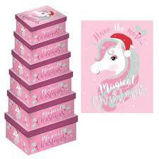 Oblong Box Unicorn Size5