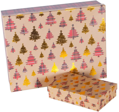 Tartan Tree Gift Box Size 4