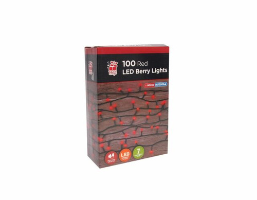 100 LED Berry Lights Red