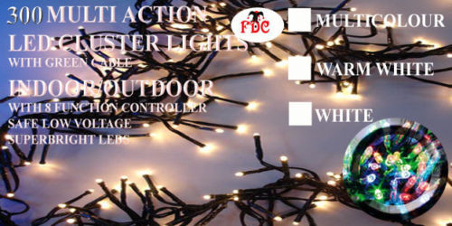 300 Led Cluster Lights White