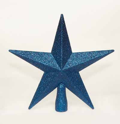 Tree Top Star 20cm Midnight Blue