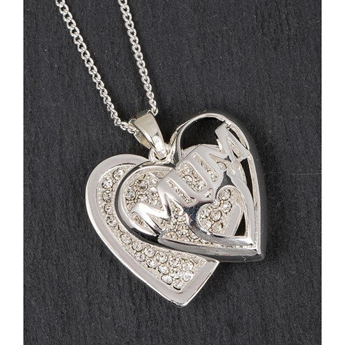 Sparkle Disk Necklace Mum