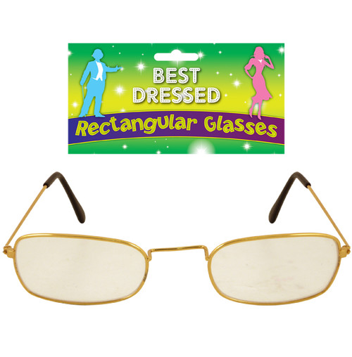 Glasses Gold Square