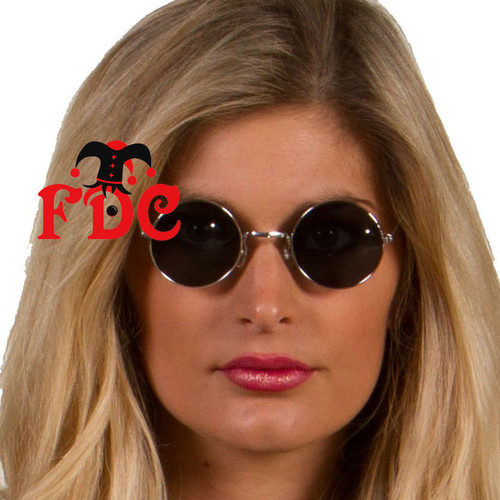 Lennon Hippie Sunglasses Black