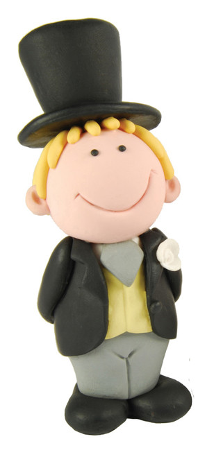 Cake Topper Cutie Groom Blonde