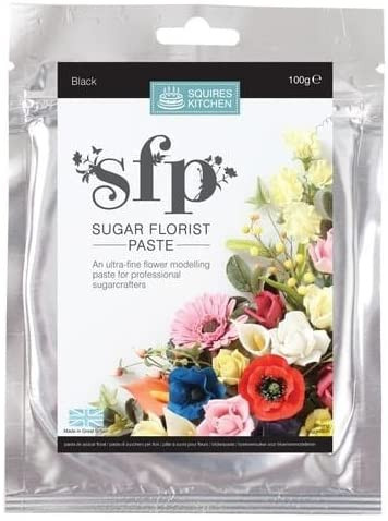 SK Black Florist Paste 100g Edible