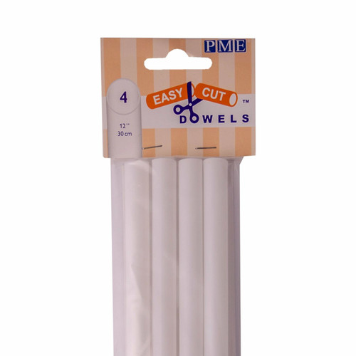 White Cake Dowells 12in Pk4