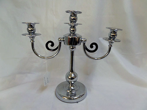 Candleabra Silver Sale 30cm 3 Candle