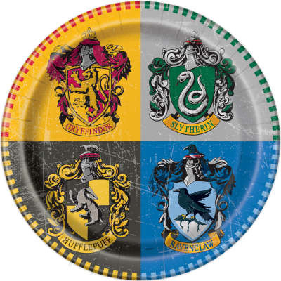 Harry Potter Plates Pk8 9in