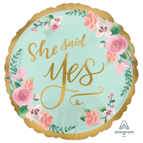 H100 18in Foil Balloon Mint To Be