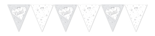 Flag Bunting 30th Pearl Anniversary 12ft