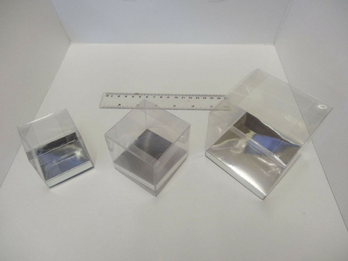 8x8x8 Clear Acetate Sale Presentation Box Pack of 10