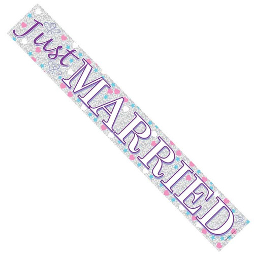 Banner Just Married 2.6m