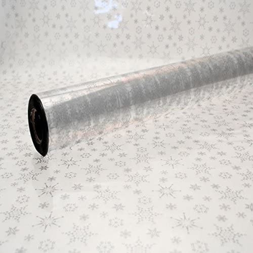 Cellowrap 80cm Snowflake Silver