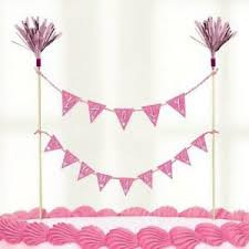 Pink 1st Holy Communion Church Cake Picks 23x24cm