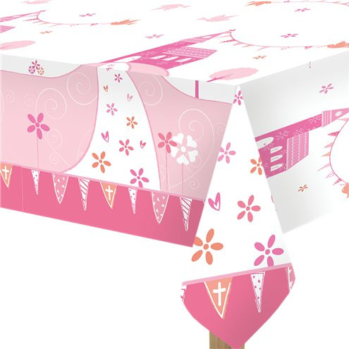 Pink 1st Holy Communion Church Tablecover