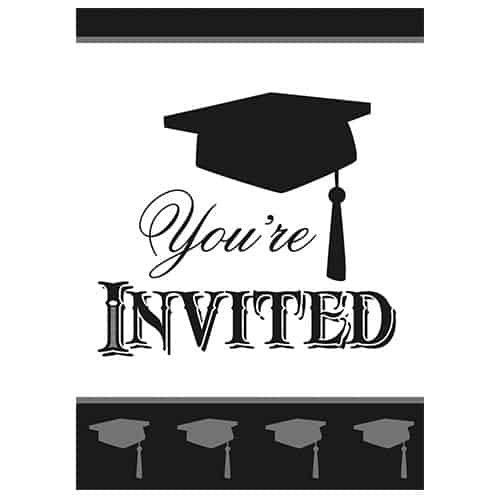 Graduation Invites Pk8