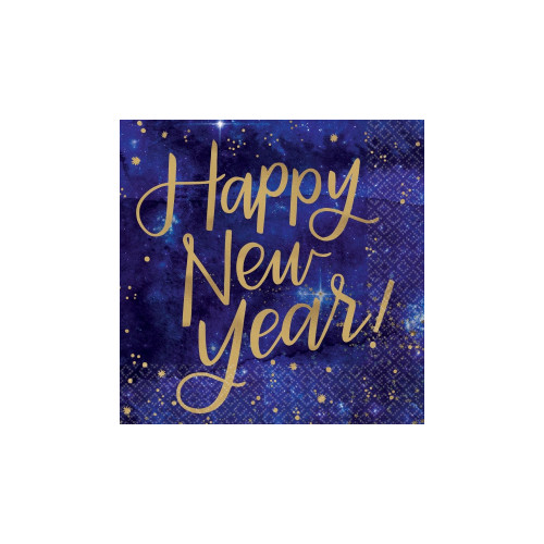 Midnight NYE Bev Napkins