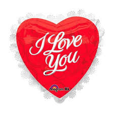 H300 SS Foil Balloon Luv U