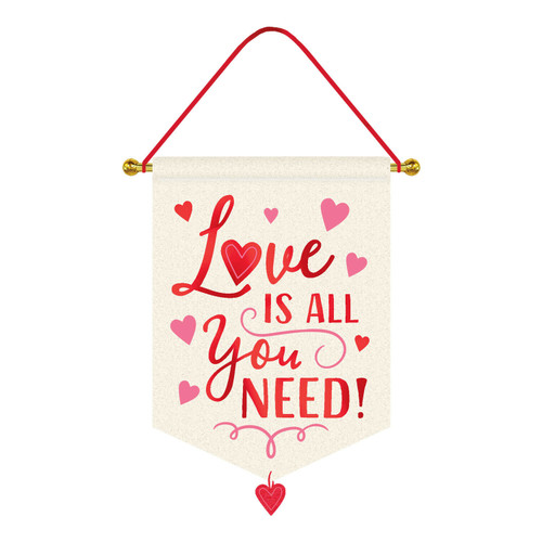 Valentine Canvas Hanging Sign