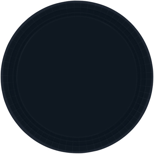 Paper Plates Pk8 22.9cm Black