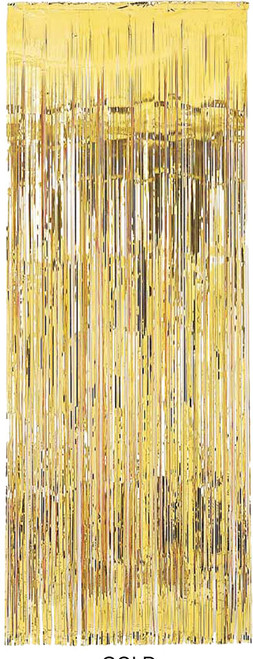 Door Curtain Gold
