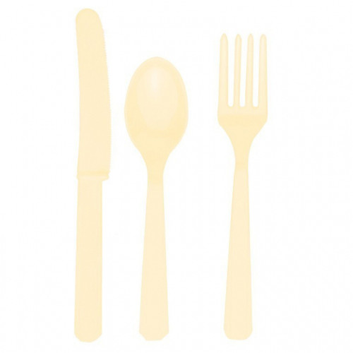 Assorted Cutlery Ivory Pk24