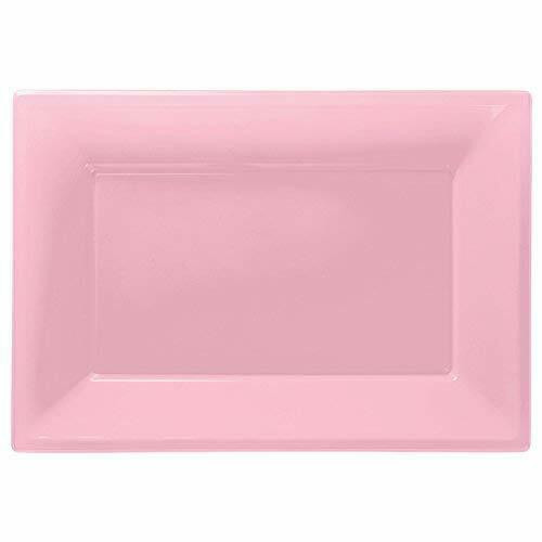Platters Pack 3 Plastic New Pink