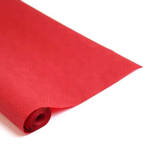 Paper Banquet Roll Red 8m