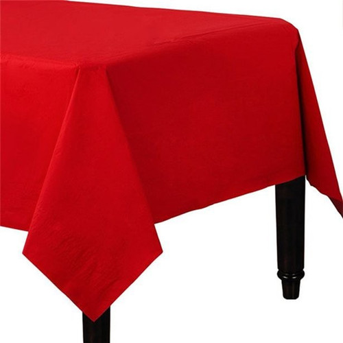 Square Paper Tablecovers Red Pk2