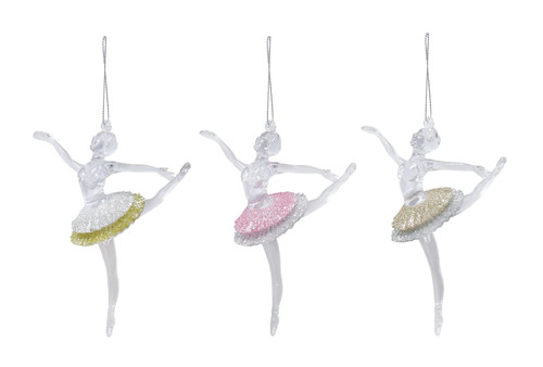 ACRYLIC DECO BALLERINA WITH GLITTER