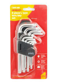 9pc L Type Torx Key Set