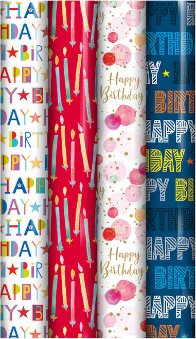 3m Gift Wrap Happy Birthday Pinks
