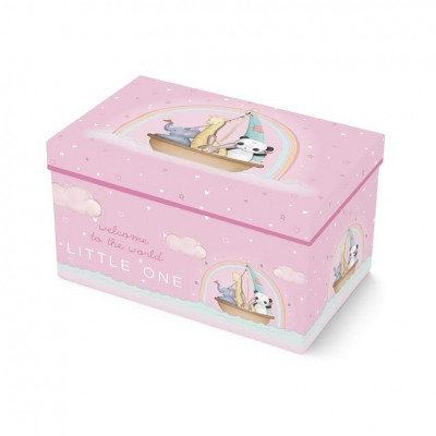 Baby Girl Trunk Gift Box Pink