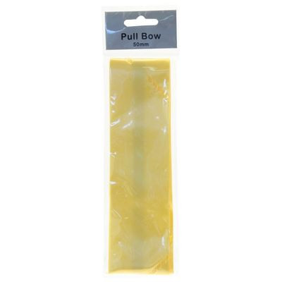 50mm Pullbow Daff Yellow Single